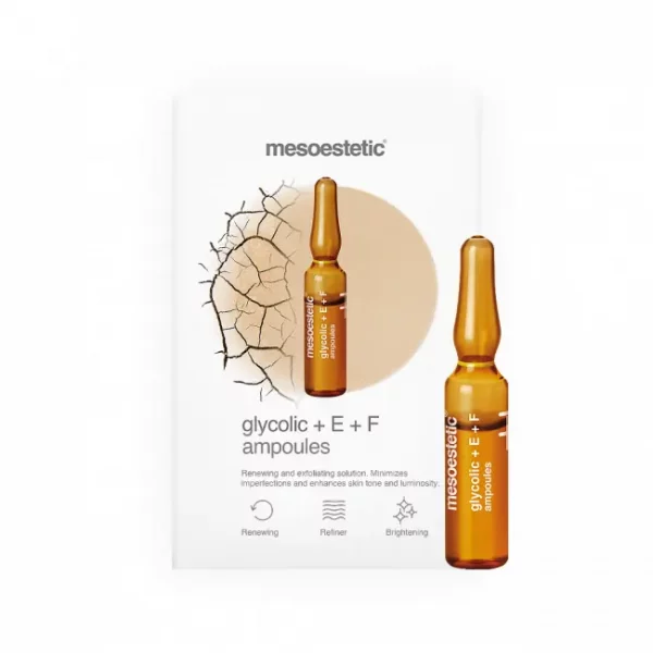 mesoestetic glycolic + E + F ampoules