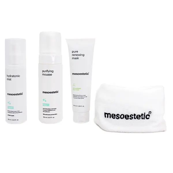 mesoestetic pack para piel grasa y acné